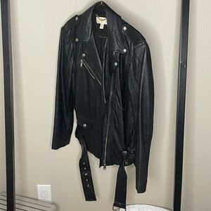 Michael KORS Women’s Black Leather Jacket